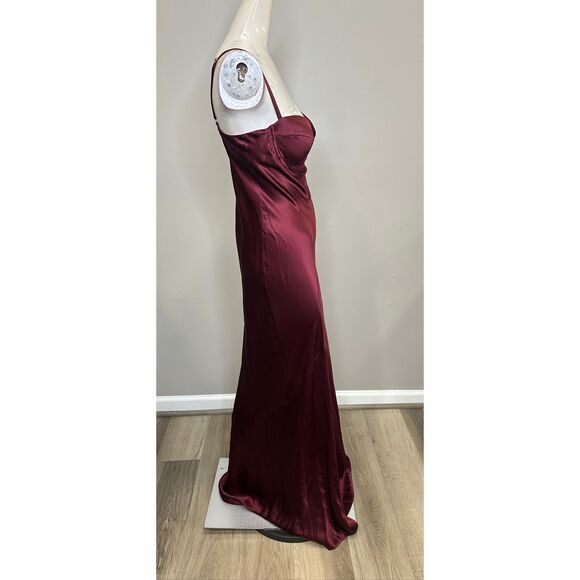 L'AGENCE Sayla Bias Cut Maxi Dress US 4 $695 - Picture 8 of 9